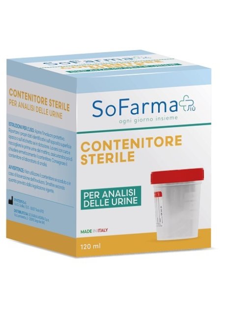 CONTENITORE URINA IN POLIPROPILENE DA 120 ML SOFARMAPIU'