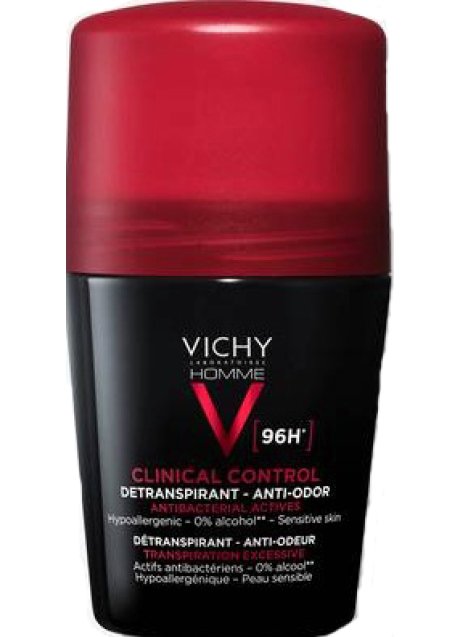 VICHY HOMME DEODORANTE CLINICAL CONTROL 96H ROLL 50 ML