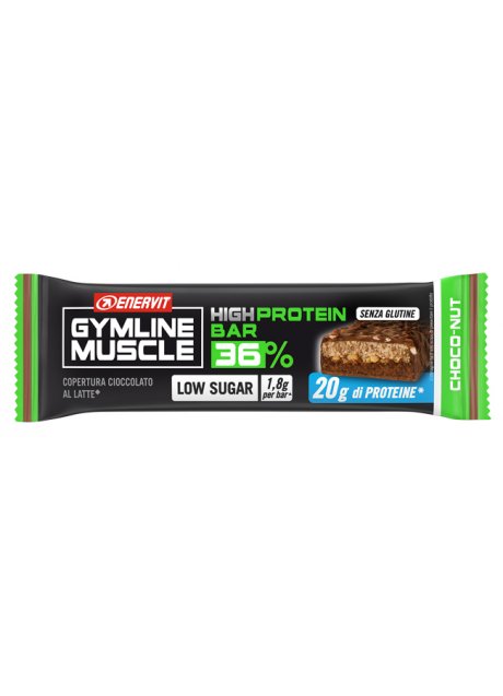 GYMLINE PROTEIN BAR 36 CHOCO NUT LS 55 G