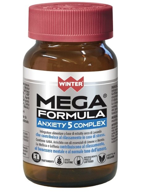 WINTER MEGA FORMULA ANXIETY 5 COMPLEX 60 COMPRESSE MASTICABILI