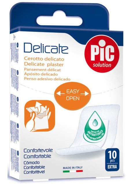 CEROTTO PIC DELICATE EXTRA ANTIBATTERICO 10 PEZZI