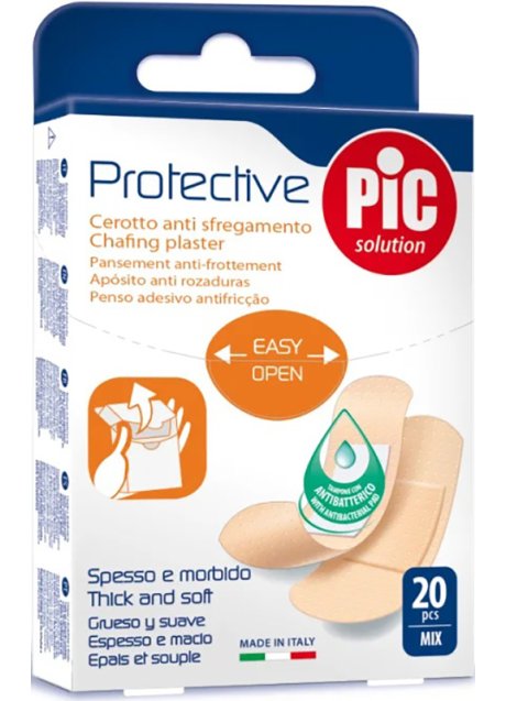 CEROTTO PIC PROTECTIVE MIX ANTIBATTERICO ANTISFREGAMENTO CONTAMPONE 20 PEZZI