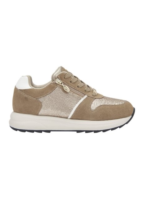 BEVERLY ZIP SEQUINS+SUEDE STIVALE WOMAN GOLD 37