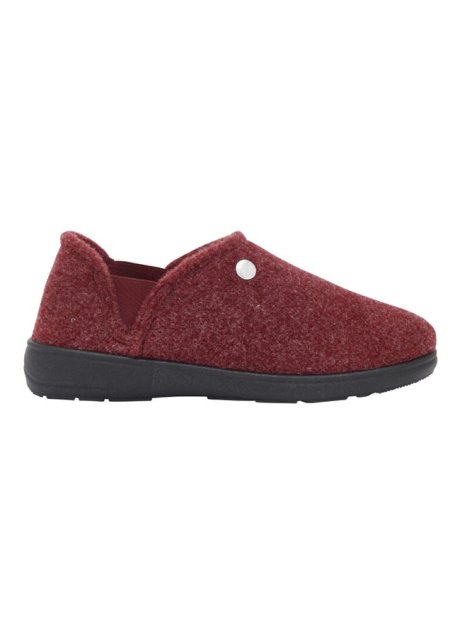 CLOTY RECYCLED FELT PANTOFOLA WOMAN BORDEAUX 37