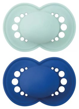 MAM ORIGINAL 6+ SILICONE MASCHIO 2 PEZZI