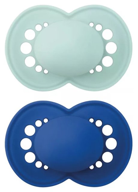 MAM ORIGINAL 6+ SILICONE MASCHIO 2 PEZZI