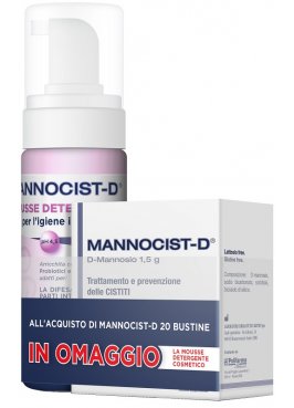 MANNOCIST-D 20 BUSTE + MANNOCIST-D MOUSSE DETERGENTE ANTIBATTERICO 150 ML IN OMAGGIO