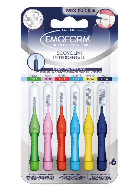 EMOFORM SCOVOLINO MIX 6 PEZZI