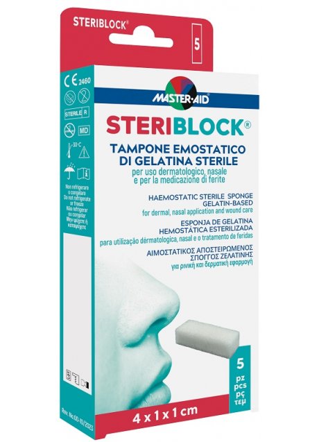 MASTER-AID STERIBLOCK TAMPONE EMOSTATICO