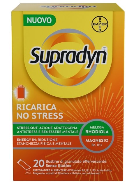 SUPRADYN RICARICA NO STRESS 20 BUSTINE