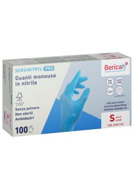 GUANTO MONOUSO SENSINITRYL PRO IN NITRILE SMALL 100 PEZZI