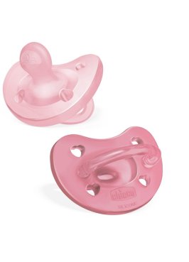 CHICCO GOMMOTTO SILICONE ROSA 6-16 MESI 2 PEZZI