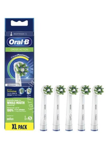 ORALB POWER REFILL EB50 CROSSACTION 5 PEZZI