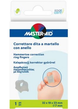 CORRETTORE DITA A MARTELLO MASTER-AID FOOTCARE CON ANELLO 1PEZZO C14