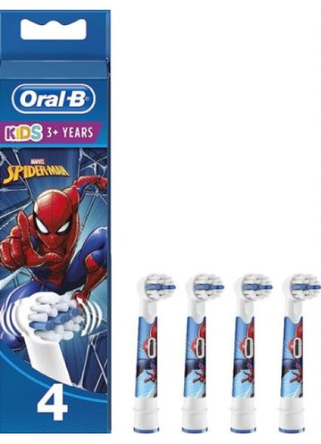 ORALB POWER REFILL EB10 SPIDERMAN 4 PEZZI