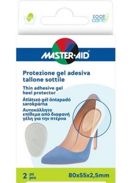 PROTEZIONE ADESIVA MASTER-AID FOOTCARE SOTTILE TALLONE 2 PEZZI F5