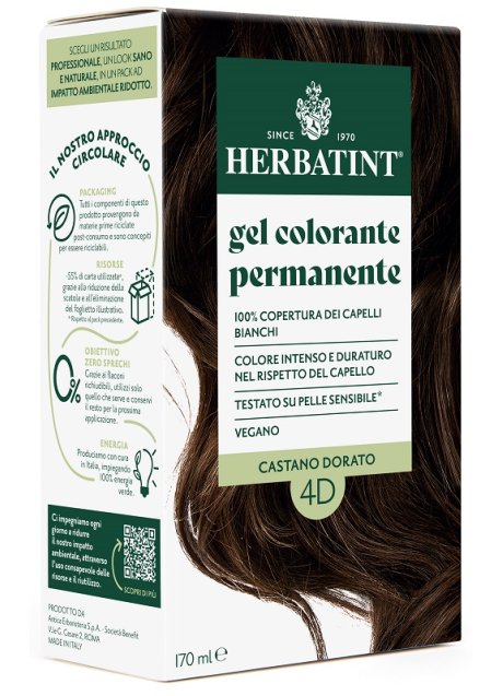 HERBATINT 4D CASTANO DORATO 170 ML