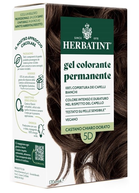 HERBATINT 5D CASTANO CHIARO DORATO 170 ML