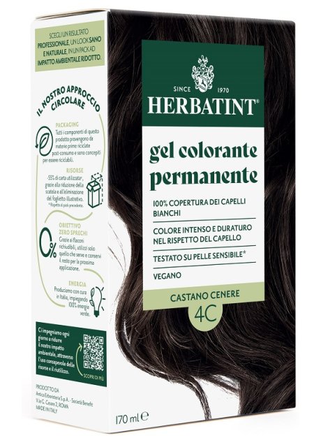 HERBATINT 4C CASTANO CENERE 170 ML