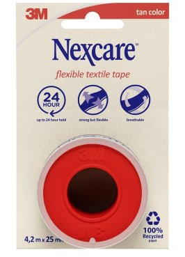 CEROTTO NEXCARE FLEXIBLE TEXTILE TAPE M 4,2X25 MM
