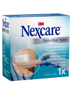 CEROTTO CARTA NEXCARE SENSITIVE TAPE CARNE CM 2,5X5 M