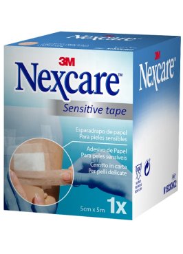 CEROTTO CARTA NEXCARE SENSITIVE TAPE CARNE CM 5X5 M
