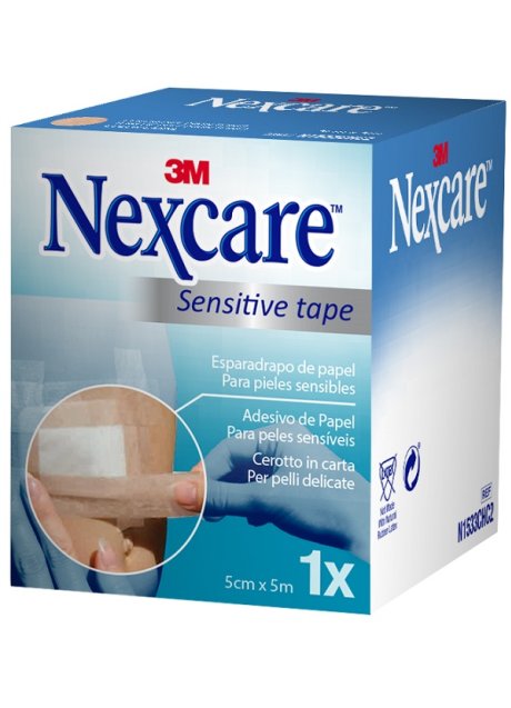 CEROTTO CARTA NEXCARE SENSITIVE TAPE CARNE CM 5X5 M