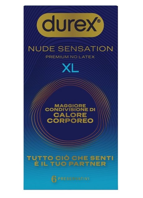PRESERVATIVO DUREX NUDE SENSATION XL 6 PEZZI