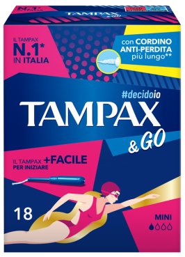 TAMPAX &GO MINI 18 PEZZI