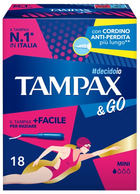 TAMPAX &GO MINI 18 PEZZI