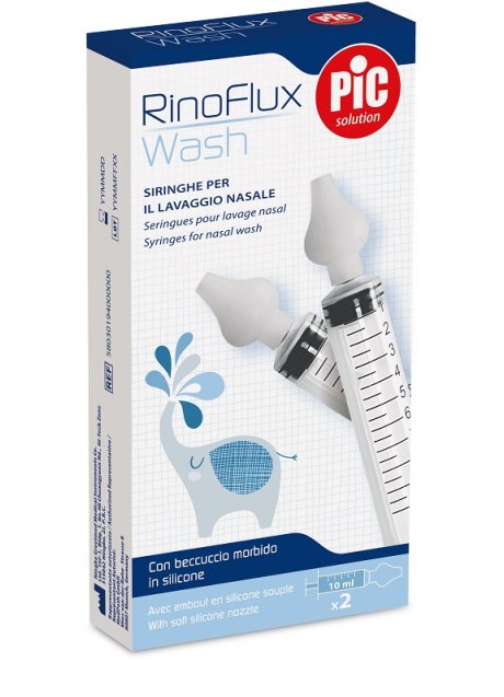 RINOFLUX WASH SIRINGHE LAVAGGIO NASALE 2 PEZZI
