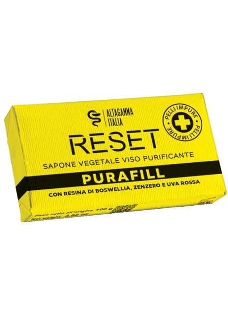 PURAFILL RESET SAPONE VEGETALE PURIFICANTE VISO PELLI IMPURE100 G