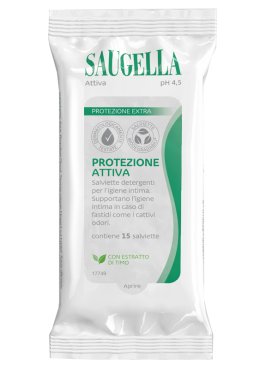 SAUGELLA ATTIVA SALVIETTINE 15 PEZZI