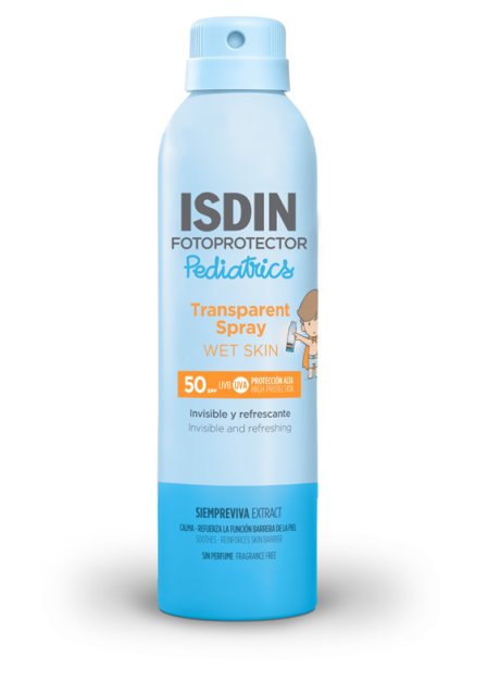 TRANSPARENT SPRAY WET SKIN PEDIATRICS SPF50 250 ML