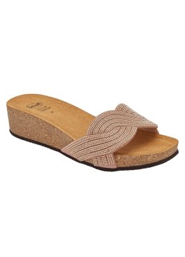 CALZATURA VEGAS LOW MICROFIBRE+STRASS W ROSE GOLD 37