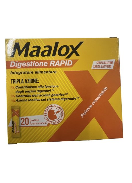 MAALOX DIGESTIONE RAPID 20 BUSTINE DA 2 G