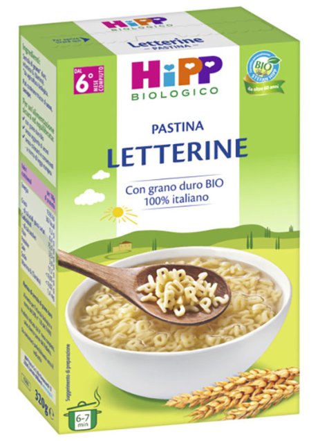 HIPP BIO PASTINA LETTERINE 320 G