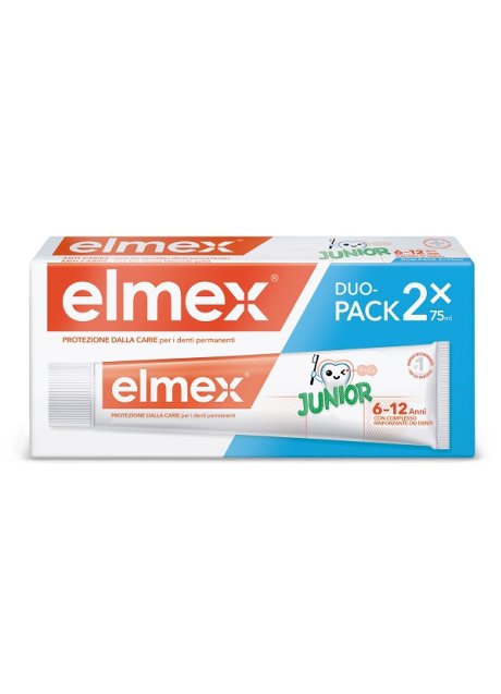 ELMEX JUNIOR DENTIFRICIO 75 ML DUOPACK ELMEX JUNIOR DENTIFRICIO 75 ML DUOPACK
