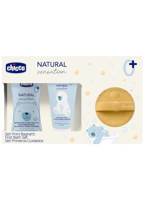 CHICCO NATURAL SENSATION DETERGENTE 200 ML + CREMA + SPUGNA