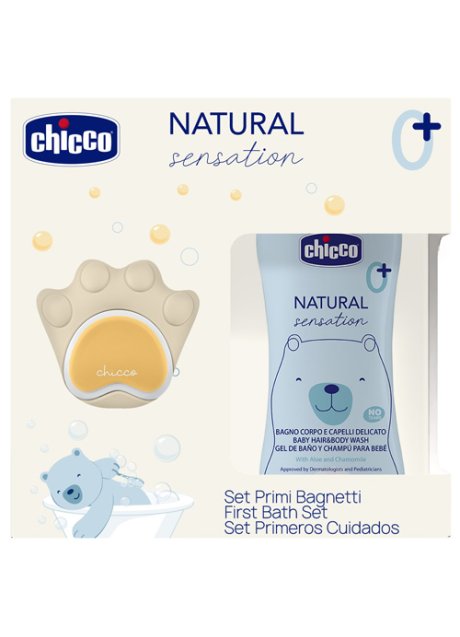 CHICCO NATURAL SENSATION SET DETERGENTE 200 ML + SPUGNA