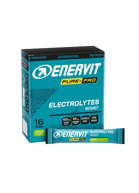 ENERVIT PURE PRO ELECTROLYTES BOOST 16 BUSTINE DA 4 G