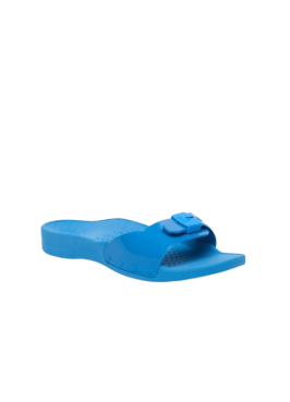 CALZATURA ORTOPEDICA SCHOLL SUN PVC W PETROLIO 36