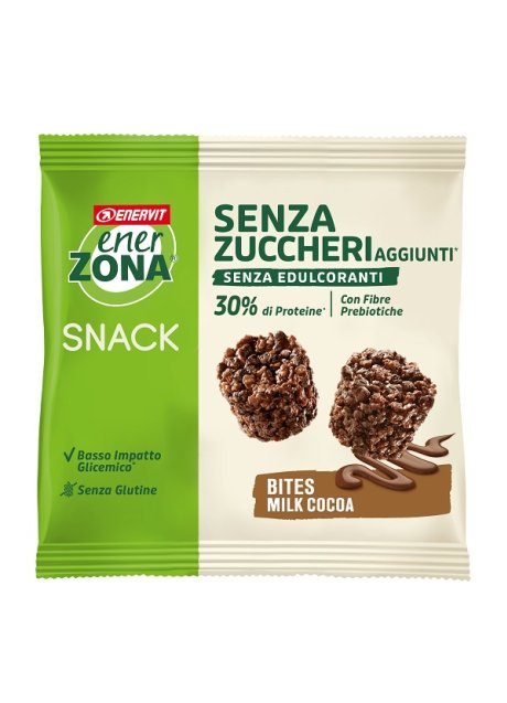 ENERZONA BITES MILK CHOCO SENZA ZUCCHERI AGGIUNTI 24 G