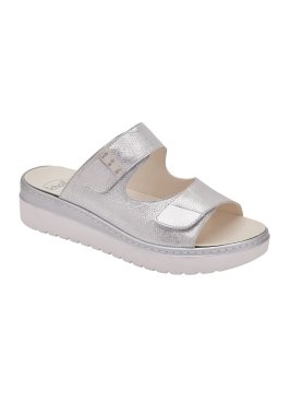 CALZATURA VERSILIA PRINTED LEATHER W SILVER 37