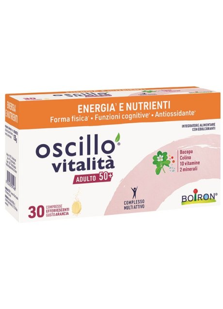 OSCILLO VITALITA' 50+ 30 COMPRESSE EFFERVESCENTI