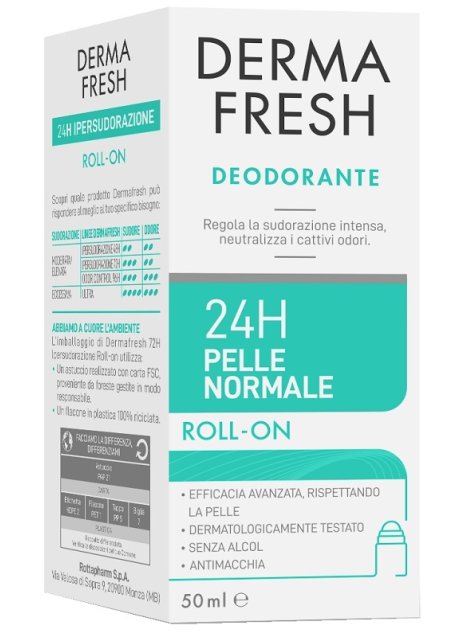 DERMAFRESH 24H PELLE NORMALE ROLL ON 50 ML