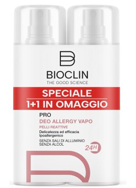 BIOCLIN DEODORANTE PRO ALLERGY VAPO 2 PEZZI 100 ML BIPACK