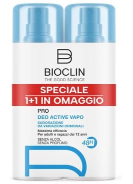 BIOCLIN DEODORANTE PRO ACT VAPO SENZA PARABENI 2 PEZZI 100 ML BIPACK