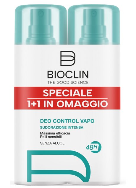 BIOCLIN DEODORANTE CONTROL VAPO NUOVA FORMULA 2 PEZZI 100 MLBIPACK