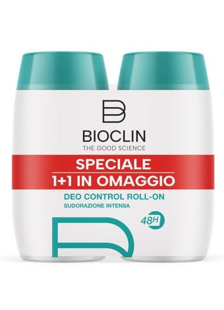 BIOCLIN DEODORANTE CONTROL ROLL-ON NUOVA FORMULA 2 PEZZI 100ML BIPACK